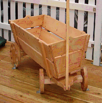 тележка декоративная