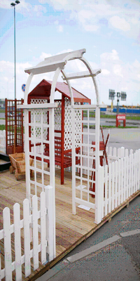 Арка из дерева